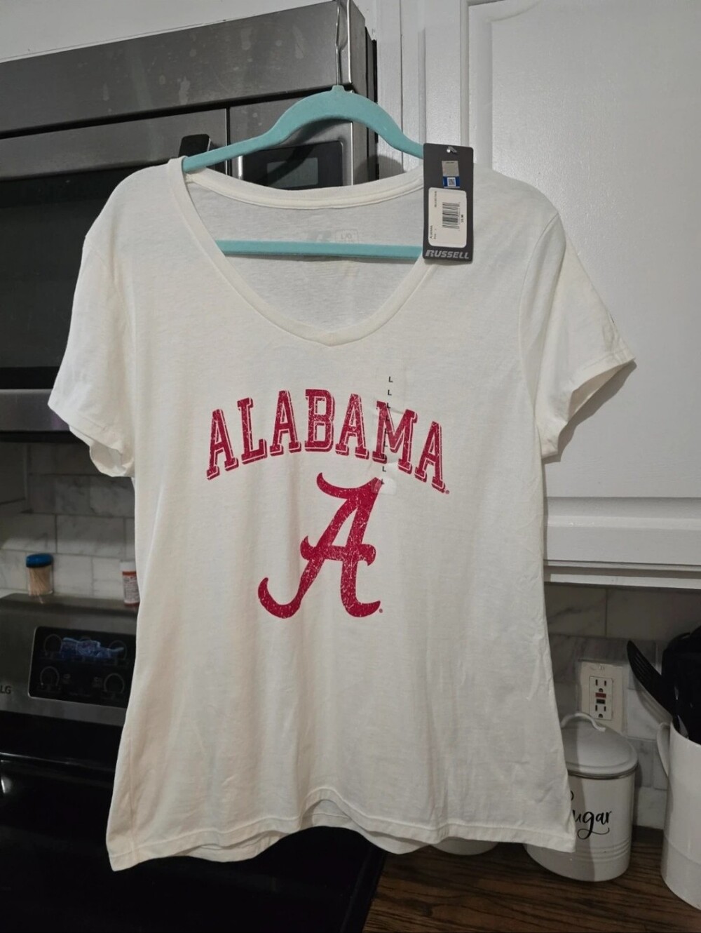 Russell Alabama Crimson Tide V-Neck T-Shirt Women’s Large